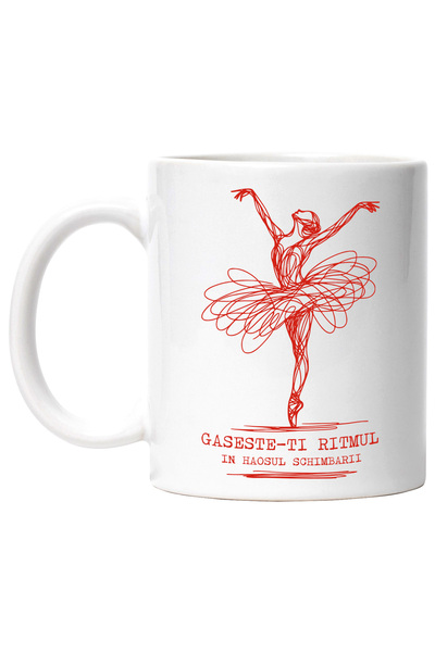 StoryGift Romania Cana Balerina Text Inspirational Gaseste-ti Ritmul In Haosu...