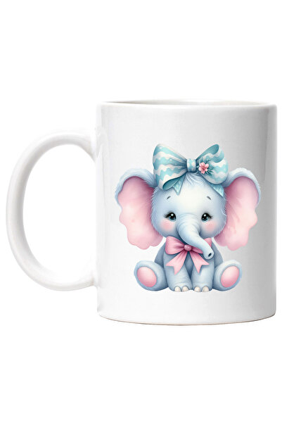 StoryGift Romania Cana cu un elefantel cu fundite | ilustratie | pentru copii...