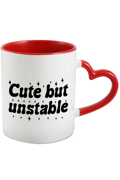 StoryGift Romania Cana pentru femeile dragute, dar instabile cu Maner Inima R...