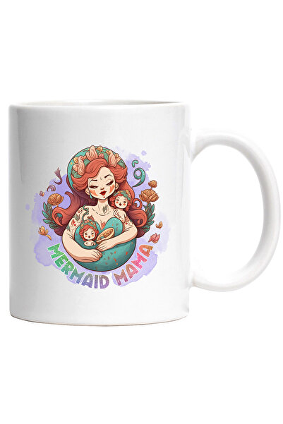 StoryGift Romania Cana cu o sirena si doi copii cu mesajul "Mermaid Mama", ba...