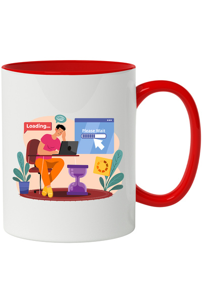 StoryGift Romania Cana Cu Birou, Timp, Clepsire, Laptop, Fisiere, Incarcare, ...
