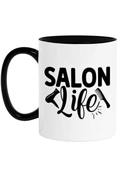StoryGift Romania Cana cu textul in limba engleza "Salon life" - viata la sal...