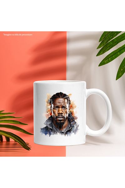 StoryGift Romania Cana Cu Michael B. Jordan, Actor, Film, Celebritate, Artist, Filme, Multicolor 3, Cu Maner Alb