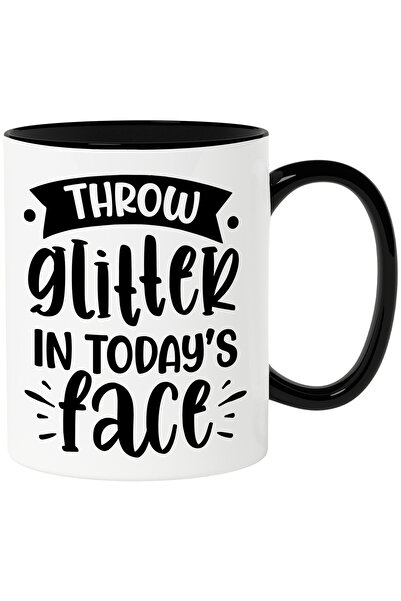 StoryGift Romania Cana cu mesaj care te indeamna sa-i arunci cu sclipici in f...