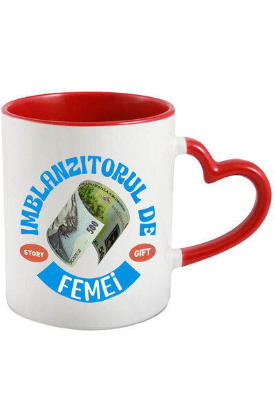 StoryGift Romania Cana cu Bncnota 500 Lei In Aer Banii Text Imblanzitorul De ...