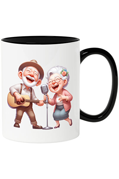 StoryGift Romania Cana cu o bunicuta si un bunic | ilustratie | fericiti | ca...