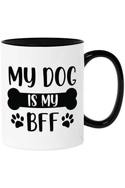 StoryGift Romania Cana cu mesajul in engleza "My dog is my bff" - cainele meu...