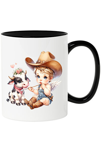 StoryGift Romania Cana cu un bebelus care tine o sageata | ilustratie | o vac...