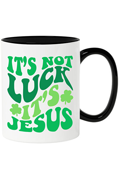 StoryGift Romania Cana Cu Text in Engleza It's Not Luck It's Jesus, Religie, ...