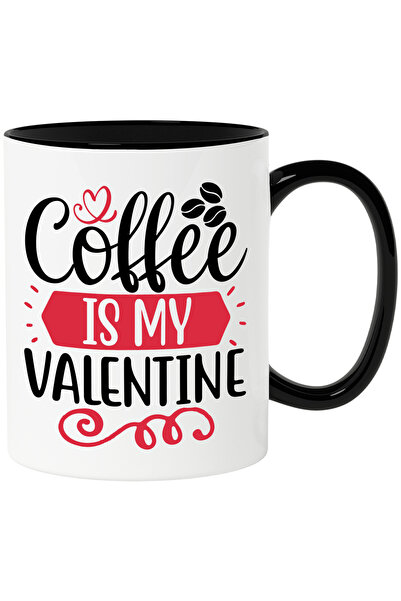 StoryGift Romania Cana pentru iubitorii cafelei cu textul "Coffee is my Valen...