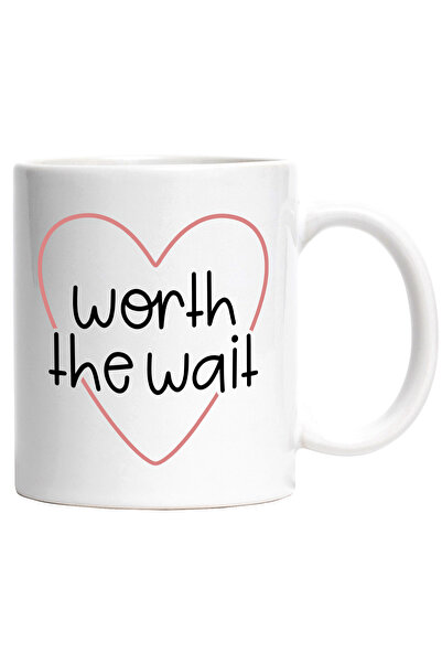 StoryGift Romania Cana Cu Text in Engleza Worth the Wait, Iubire, Valentine's...