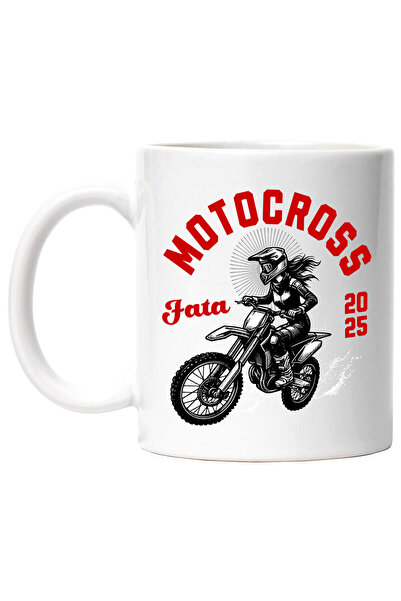 StoryGift Romania Cana cu Fata Pasionata DE Motocicleta Cursa Motocross Sport...