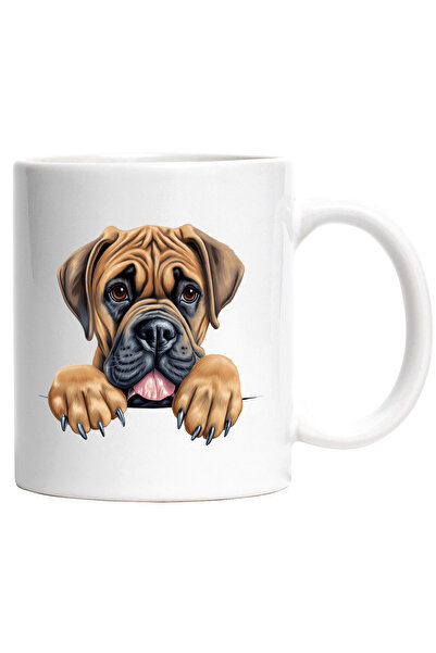 StoryGift Romania Cana cu un catel maro | ilustratie | gheare scoase | labute...