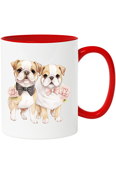 StoryGift Romania Cana cu o catelusa putin furioasa si un catel vesel | ilust...