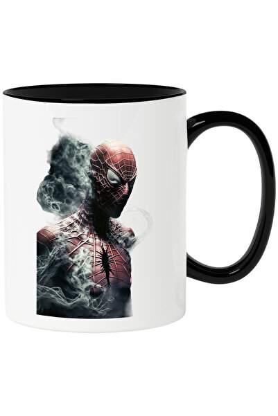 StoryGift Romania Cana cu Portret Supererou Realist, Barbat in Custom de Spid...