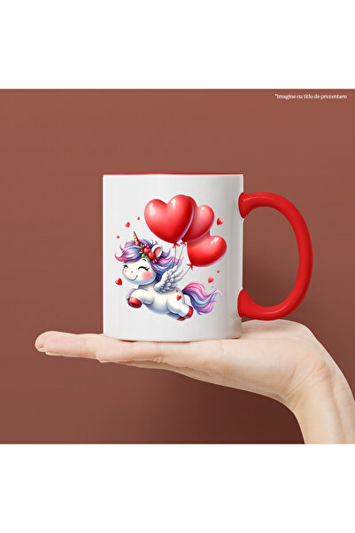 StoryGift Romania Cana cu un unicorn care zburda vesel, ilustratie, bucurie, ...