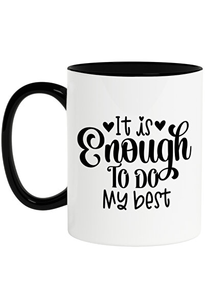 StoryGift Romania Cana cu inimioare si mesajul "It is enough to do my best" -...