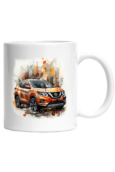 StoryGift Romania Cana Cu Masina, Nissan, Logo, Brand, Picaturi De Vopsea, Mu...