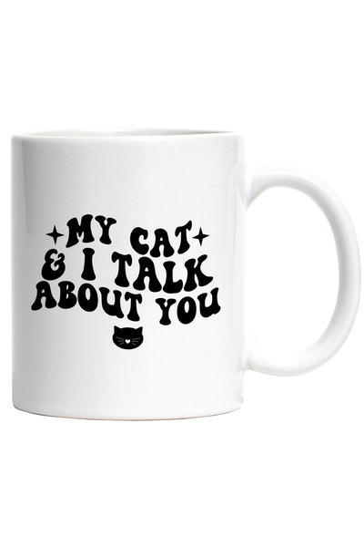 StoryGift Romania Cana pentru iubitorii de pisici care barfesc cu acestea cu ...