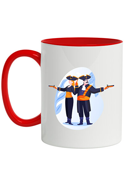 StoryGift Romania Cana Cu Pirati, Carlig, Pistoale, Petic Pe Ochi, Multicolor...