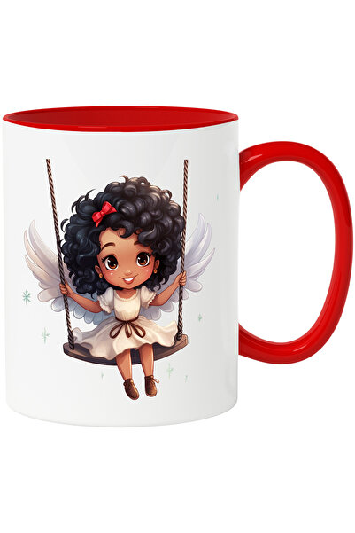 StoryGift Romania Cana cu o fetita de culoare care se da in leagan | ilustrat...