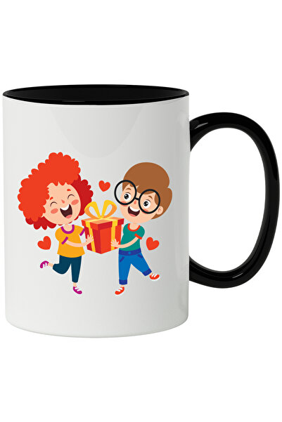 StoryGift Romania Cana Cu Copii, Cutie De Cadou, Inimi, Ochelari, Aniversare,...
