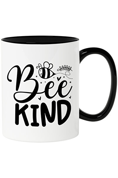 StoryGift Romania Cana cu o albina si textul "Bee kind" - fii buna muncitoare...