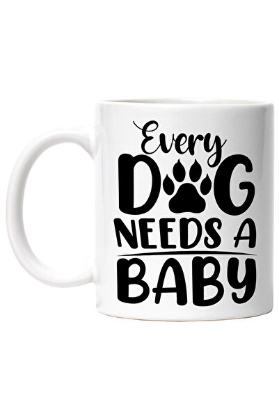 StoryGift Romania Cana cu mesajul in engleza "Every dog needs a baby" - orice...