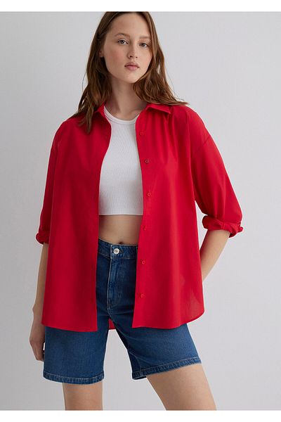 Mavi Red Shirt Oversize / Wide Cut 1211117-70936