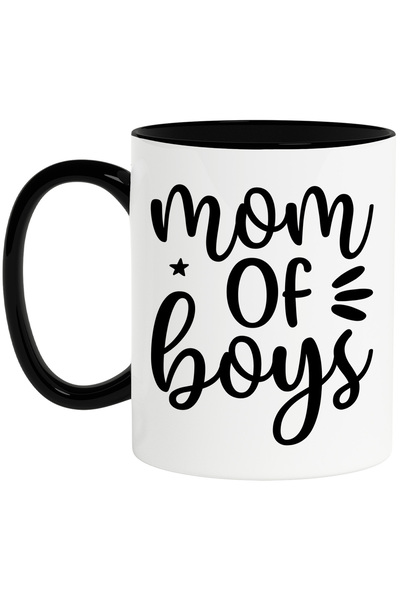 StoryGift Romania Cana pentru o mama de baieti cu mesaj in engleza cu Maner N...