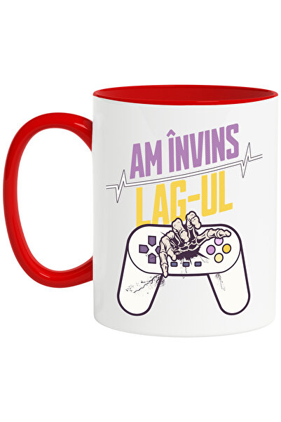 StoryGift Romania Cana Am invins Lag-ul maneta joc video mana schelete, 330ml...