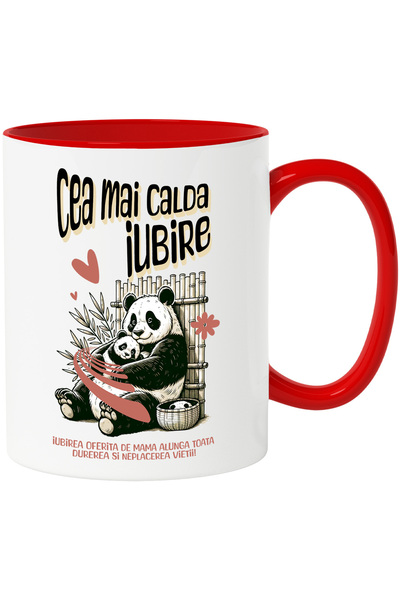 StoryGift Romania Cana Mama src panda cea mai calda iubiren cea calda, 330ml,...