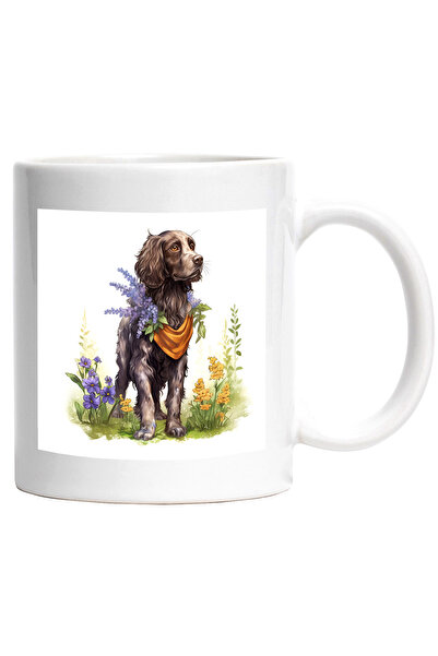 StoryGift Romania Cana cu un caine cenusiu care priveste in zare | ilustratie...