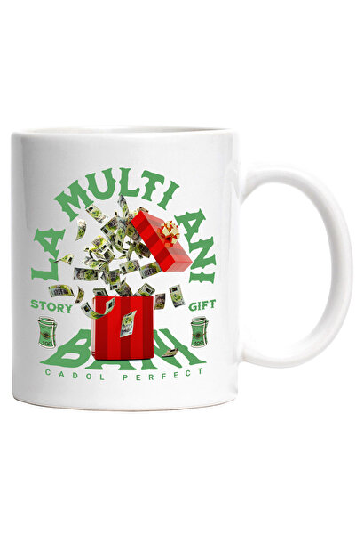 StoryGift Romania Cana Bani - Cadoul perfect pentru ziua de Nastere, 330ml, C...