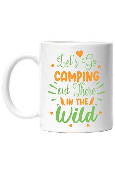 StoryGift Romania Cana cu inimioare si textul "Let's go camping out there in ...