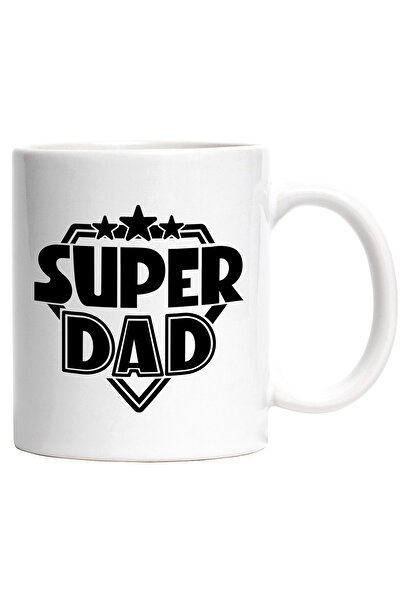 StoryGift Romania Cana cu Mesajul in Engleza Super Dad, Tata Supererou, Emble...