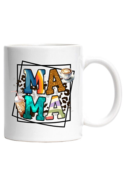 StoryGift Romania Cana cu mesajul "Mama", ilustratie, mama, cafea, apreciere,...