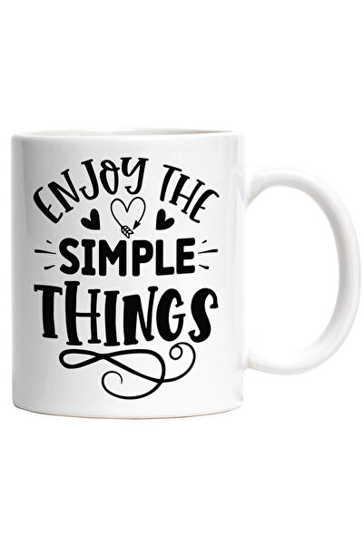 StoryGift Romania Cana cu inimioare si mesaj care te indeamna sa te bucuri de...