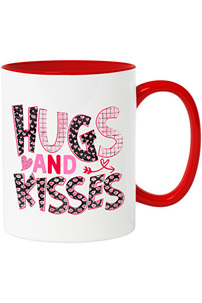 StoryGift Romania Cana cu mesajul "Hugs and Kisses", imbratisari si pupici, V...