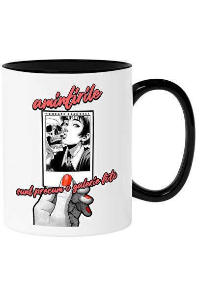 StoryGift Romania Cana amintirile sunt precum o galerie foto, 330ml, Ceramica...