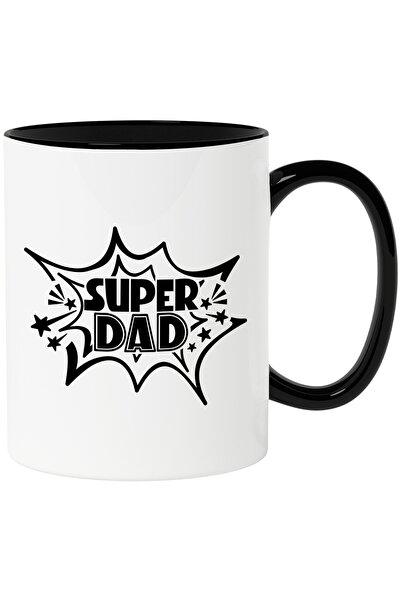 StoryGift Romania Cana cu Textul Amuzant SuperDad, Tata Supererou, Grafic de ...