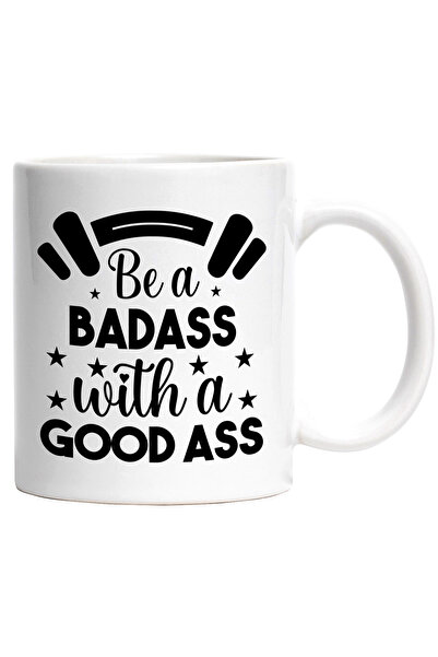 StoryGift Romania Cana cu stelute si haltera cu mesaj care indeamna femeile s...