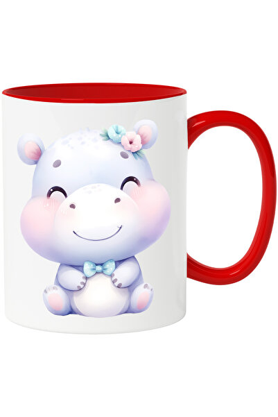 StoryGift Romania Cana cu un hipopotam vesel | ilustratie | zambeste | timid ...