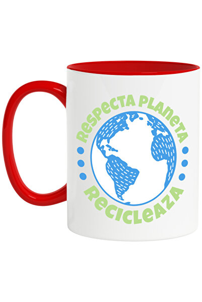 StoryGift Romania Cana reapecta planeta recivleaza Pamanat poluare , 330ml, C...