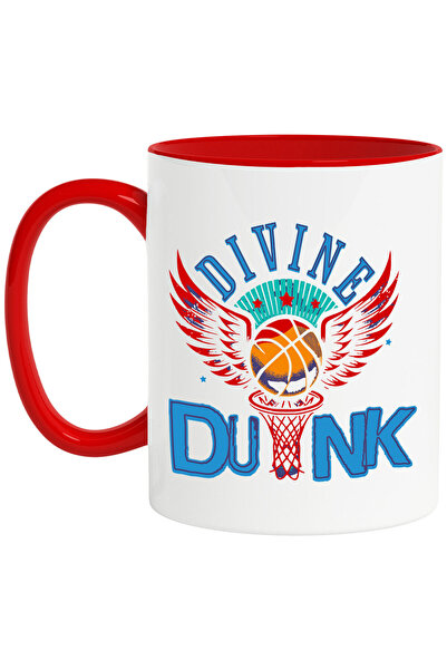 StoryGift Romania Cana cu Minge De Basketball Cu Aripi Rosii De Inger Cos mec...