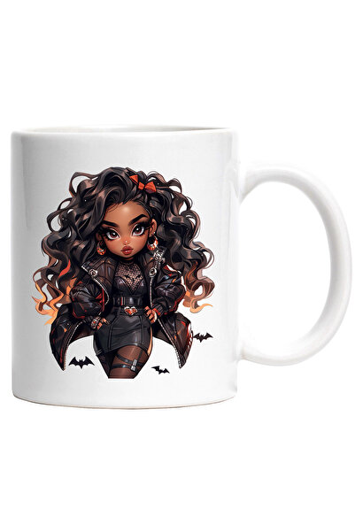 StoryGift Romania Cana cu o fata de culoare | ilustratie | frumusica | liliec...