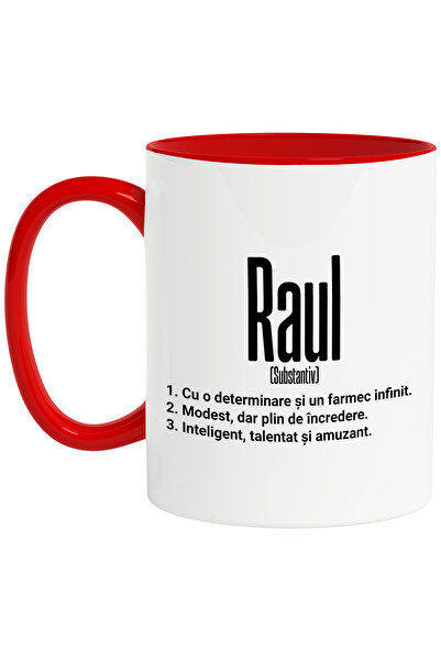 StoryGift Romania Cana Cu Numele Raul, Determinare, Modest, Inteligent, Amuza...