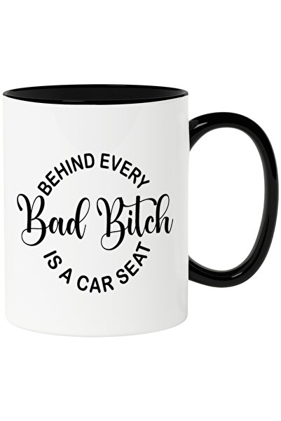 StoryGift Romania Cana cu textul "Behind every bad b*tch is a car seat" - in ...