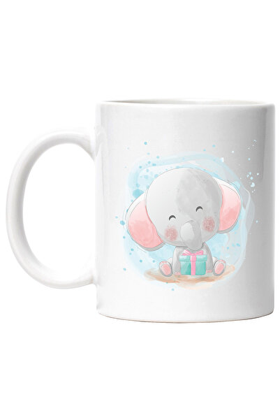 StoryGift Romania Cana Cu Elefant, Buline, Cutie De Cadou, Multicolor 330 ml,...
