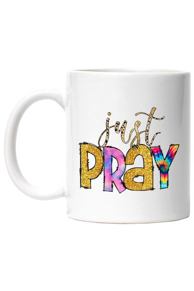 StoryGift Romania Cana cu mesajul "Just pray", religie, ilustratie, credinta,...